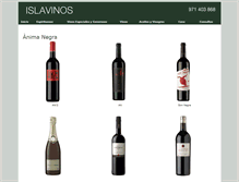 Tablet Screenshot of islavinos.com